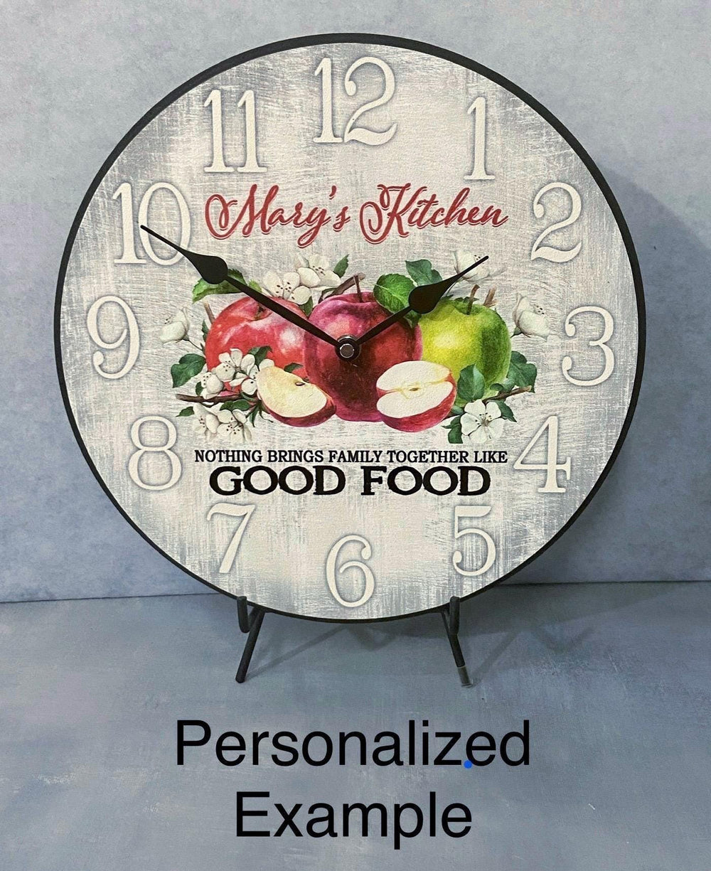 Apple Orchard Wall Clock - CustomBigClocks