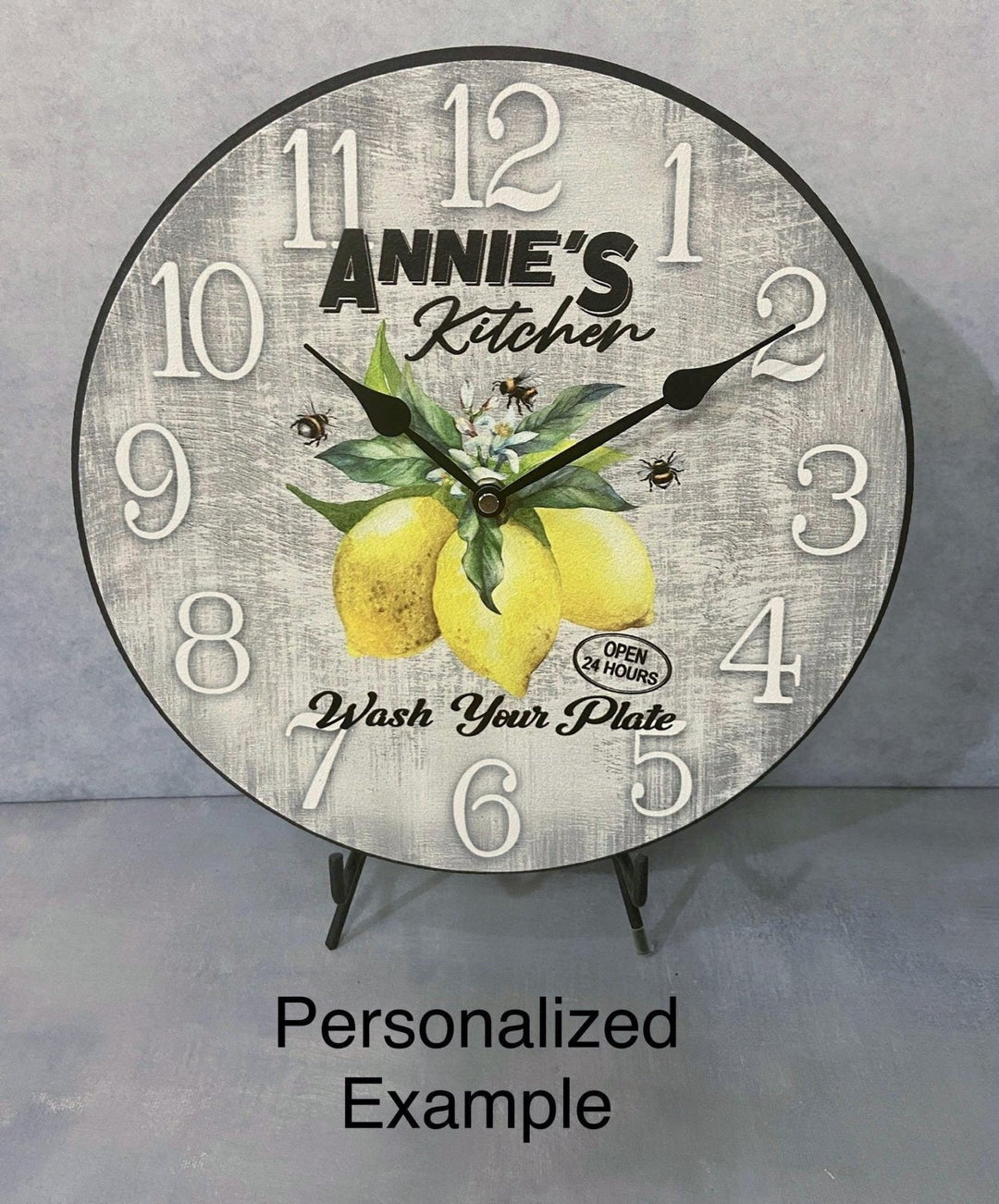 Lemon Wall Clock - CustomBigClocks