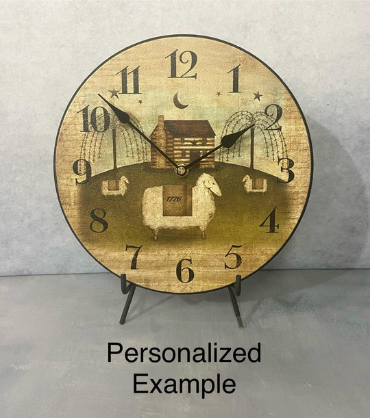 Americana Wall Clock - CustomBigClocks