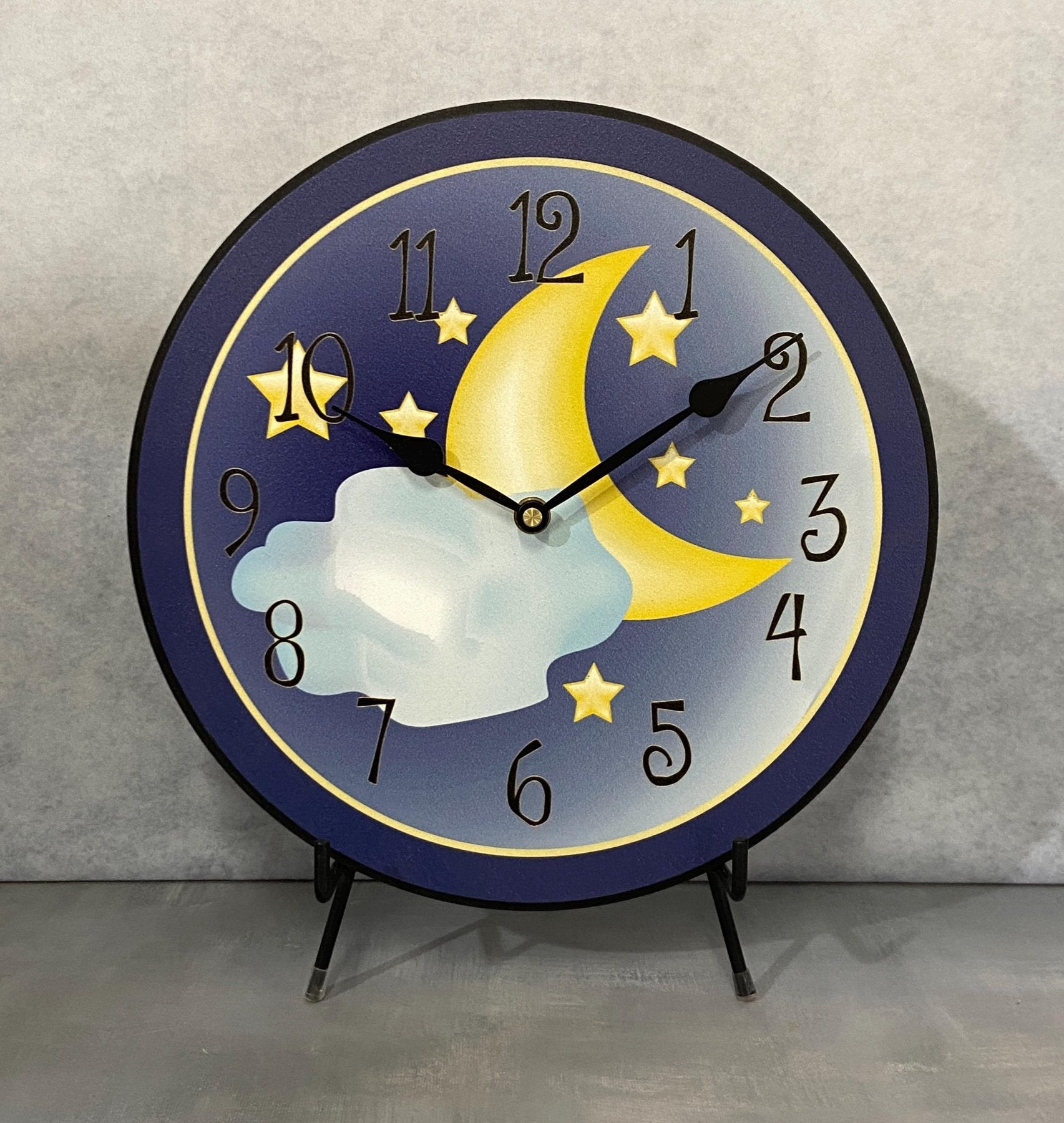 Moon & Stars Wall Clock - CustomBigClocks