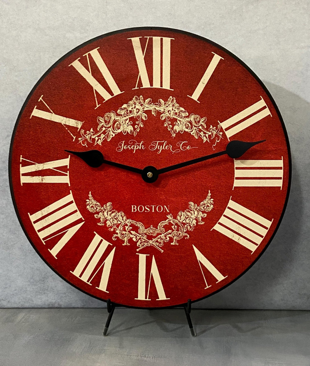 Charmant Red Wall Clock - CustomBigClocks
