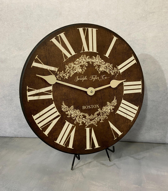Charmant Brown Wall Clock - CustomBigClocks