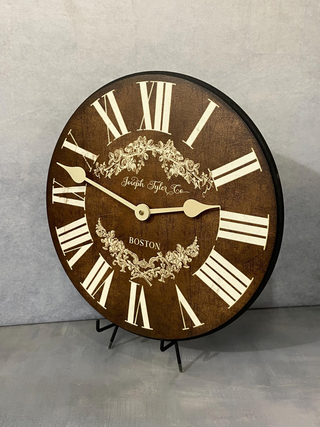 Charmant Brown Wall Clock - CustomBigClocks