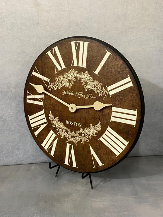 Charmant Brown Wall Clock - CustomBigClocks