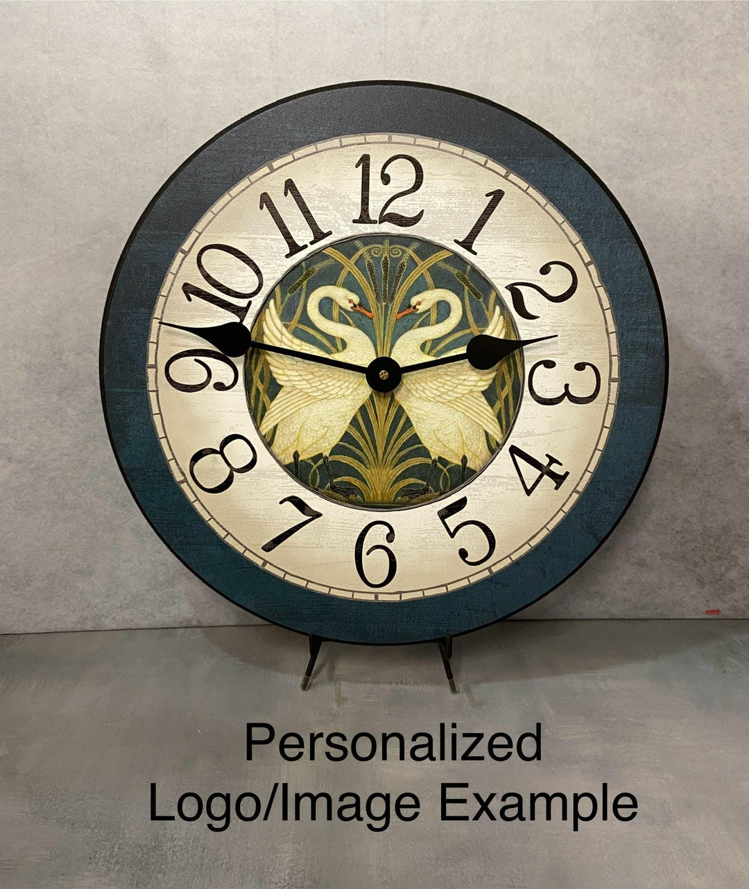 Bellingham Blue Wall Clock - CustomBigClocks