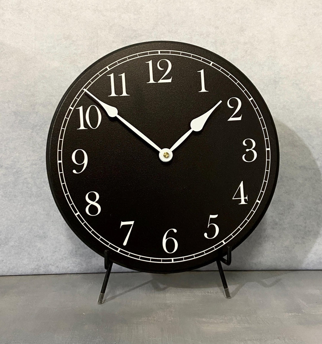 Jazzy Black Wall Clock - CustomBigClocks