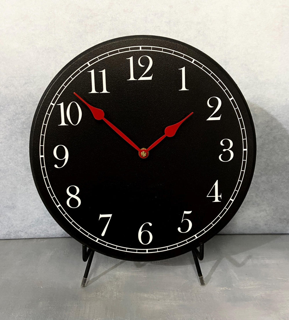 Jazzy Black Wall Clock - CustomBigClocks
