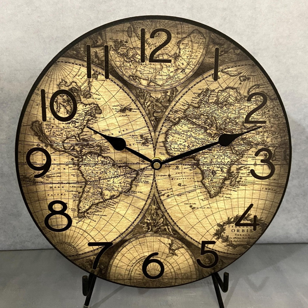 Roman Map Wall Clock - CustomBigClocks