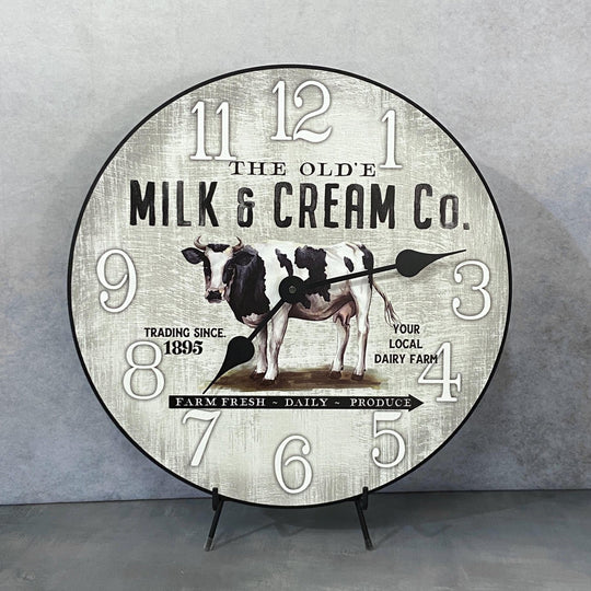 Cow Wall Clock - CustomBigClocks