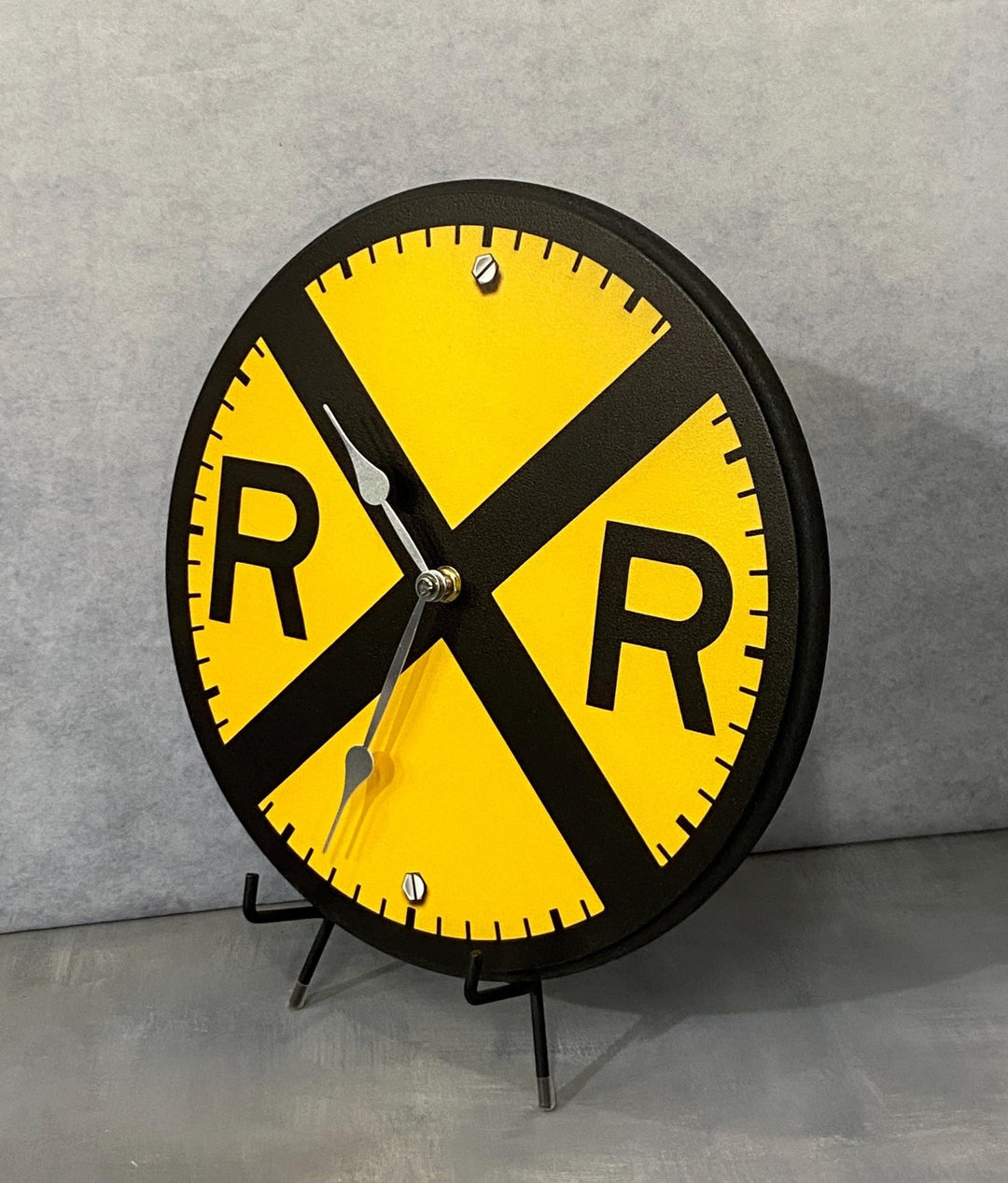 Railroad Crossing Wall Clock - CustomBigClocks