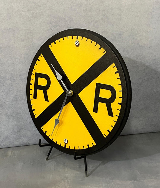 Railroad Crossing Wall Clock - CustomBigClocks