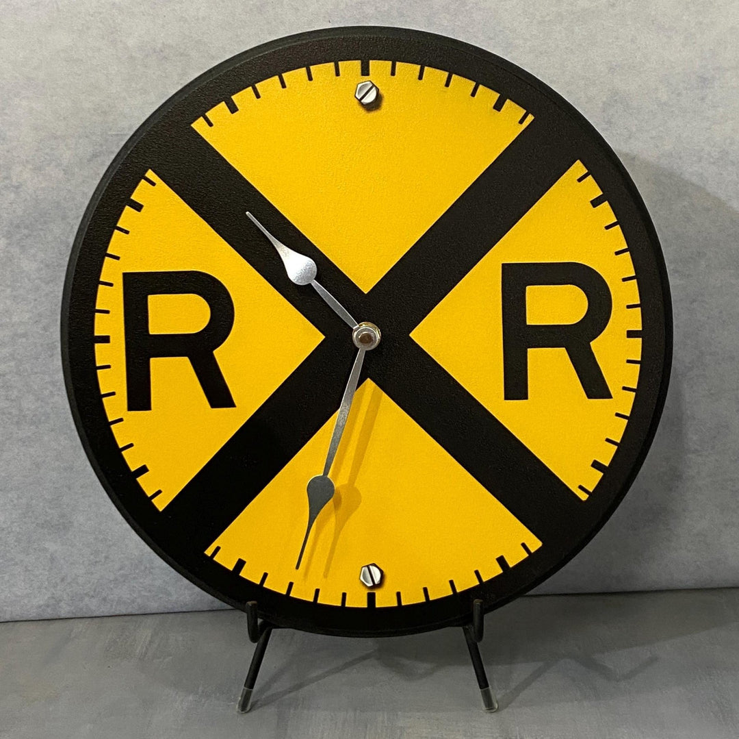 Railroad Crossing Wall Clock - CustomBigClocks