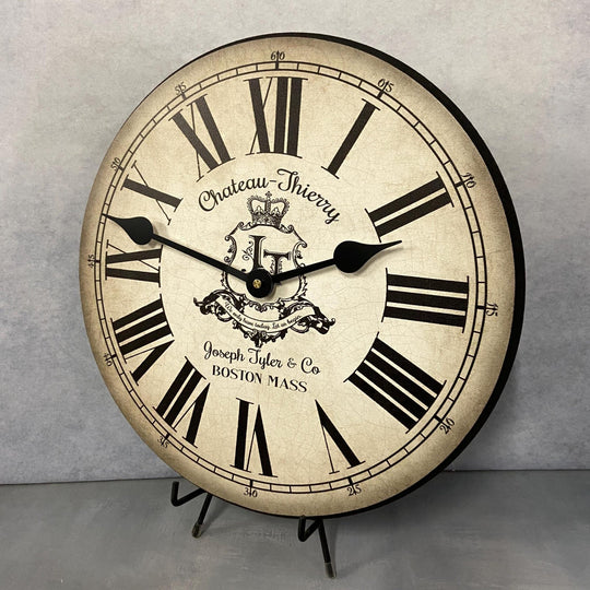 Chateau Thierry Parchment Wall Clock - CustomBigClocks