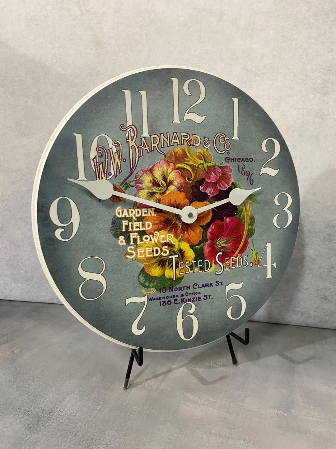 Garden Seeds Clock Wall Clock 2 - CustomBigClocks