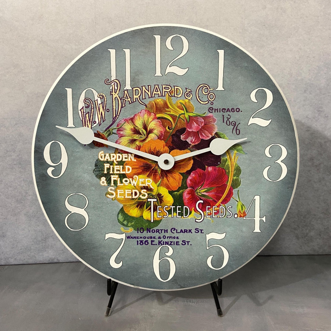 Garden Seeds Clock Wall Clock 2 - CustomBigClocks