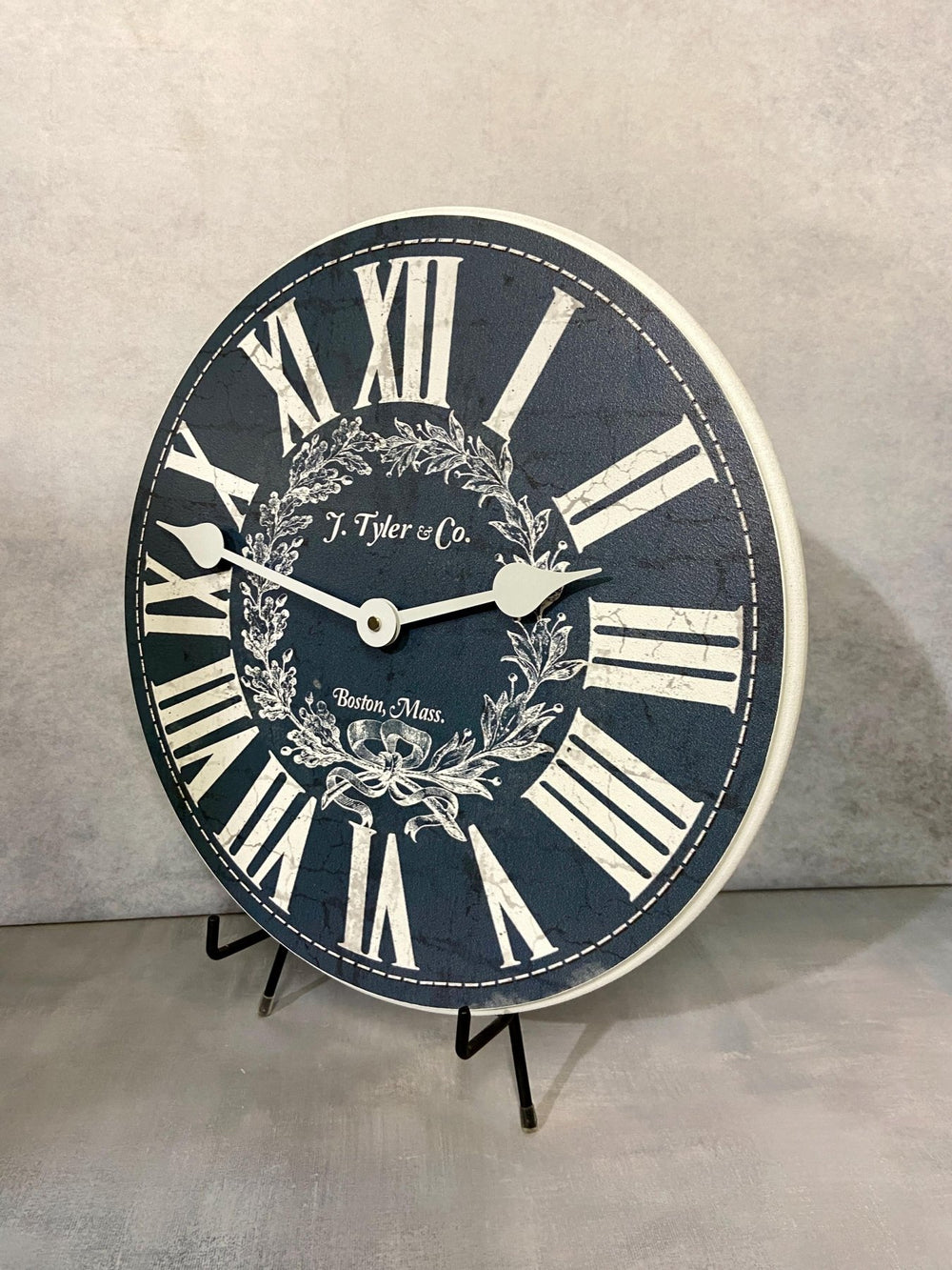 Manor House Blue Wall Clock. 7 Sizes - CustomBigClocks