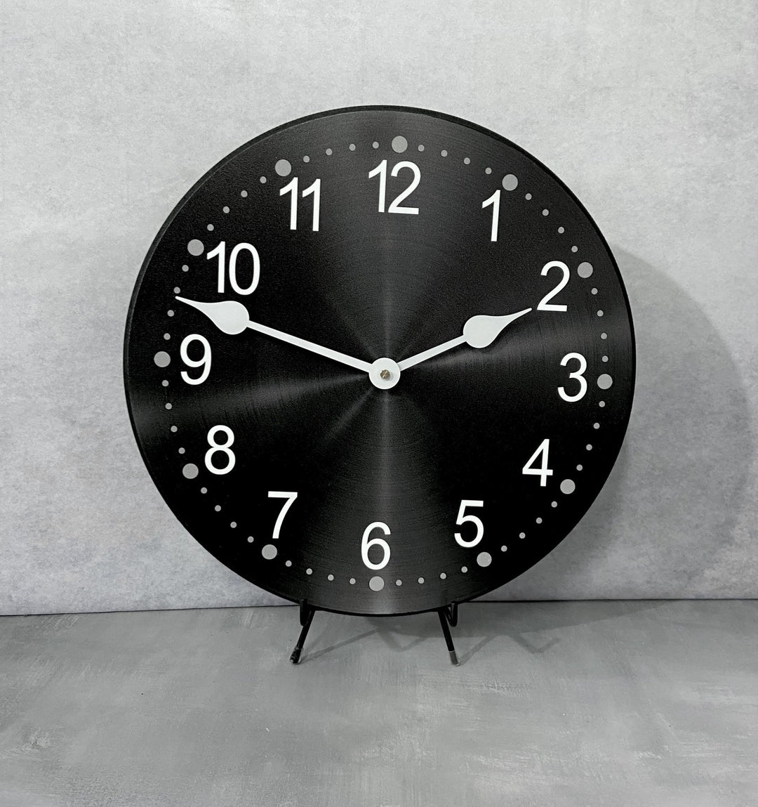 Heavy Metal Black Wall Clock - CustomBigClocks
