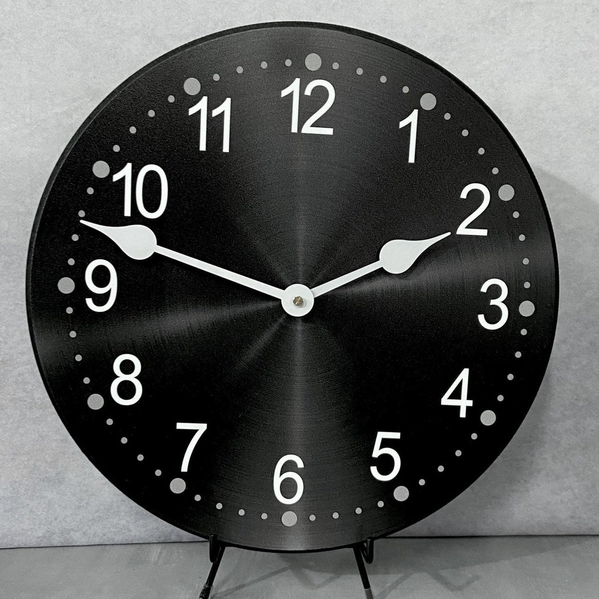 Heavy Metal Black Wall Clock - CustomBigClocks