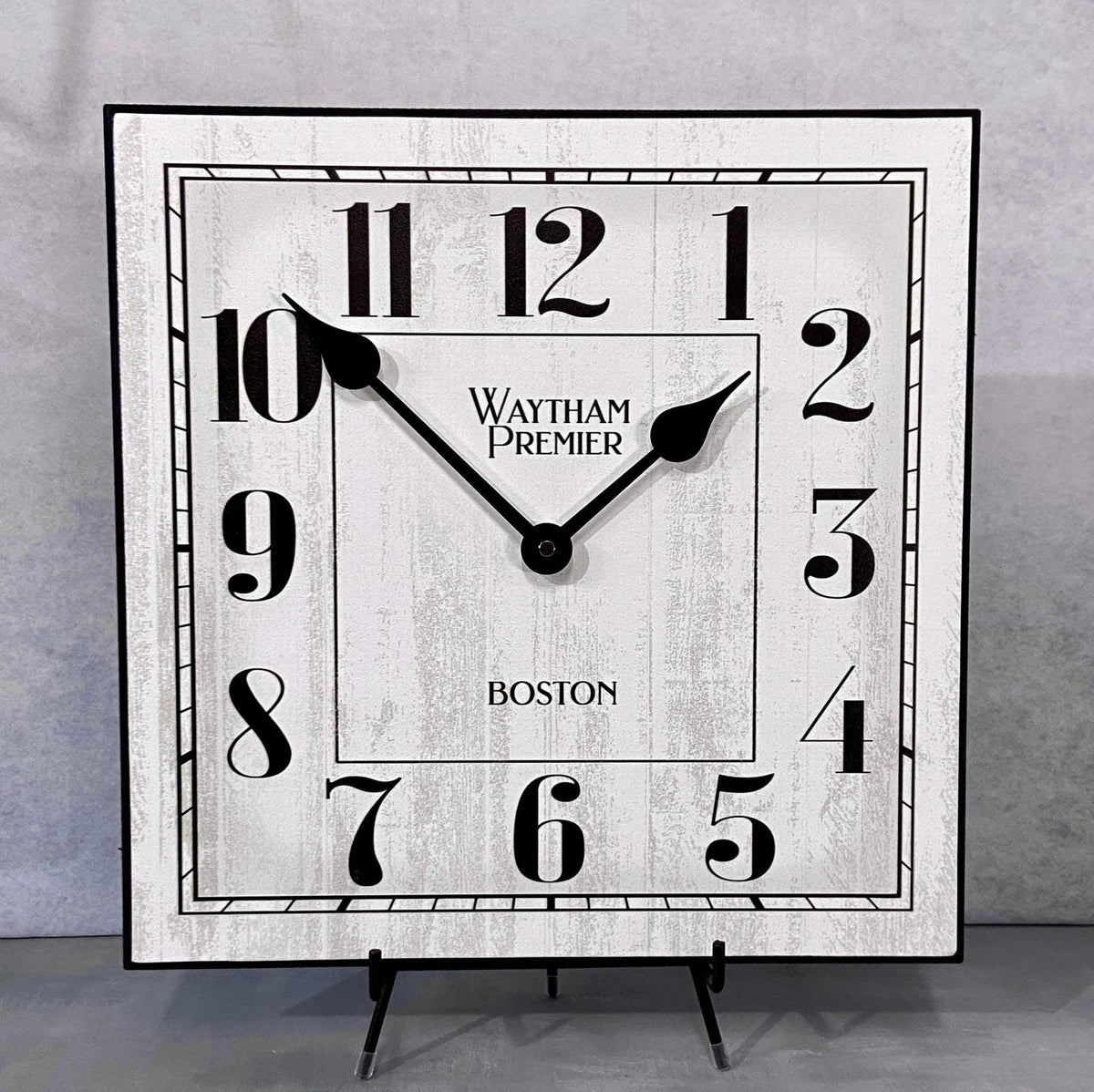 Waytham White Square Wall Clock - CustomBigClocks