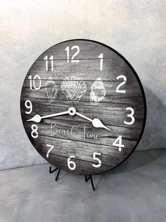 Beach Time Wall Clock - CustomBigClocks