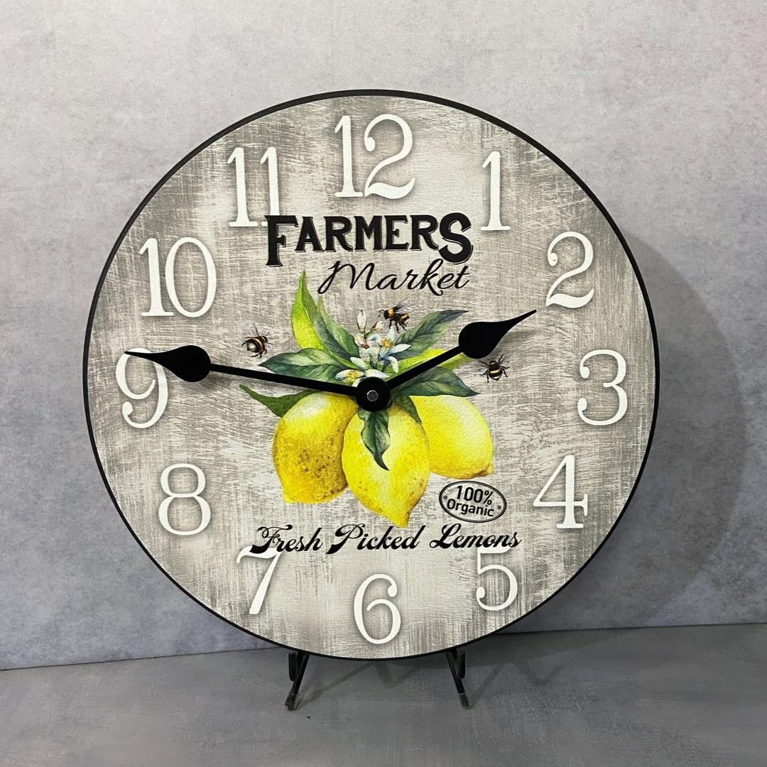 Lemon Wall Clock - CustomBigClocks