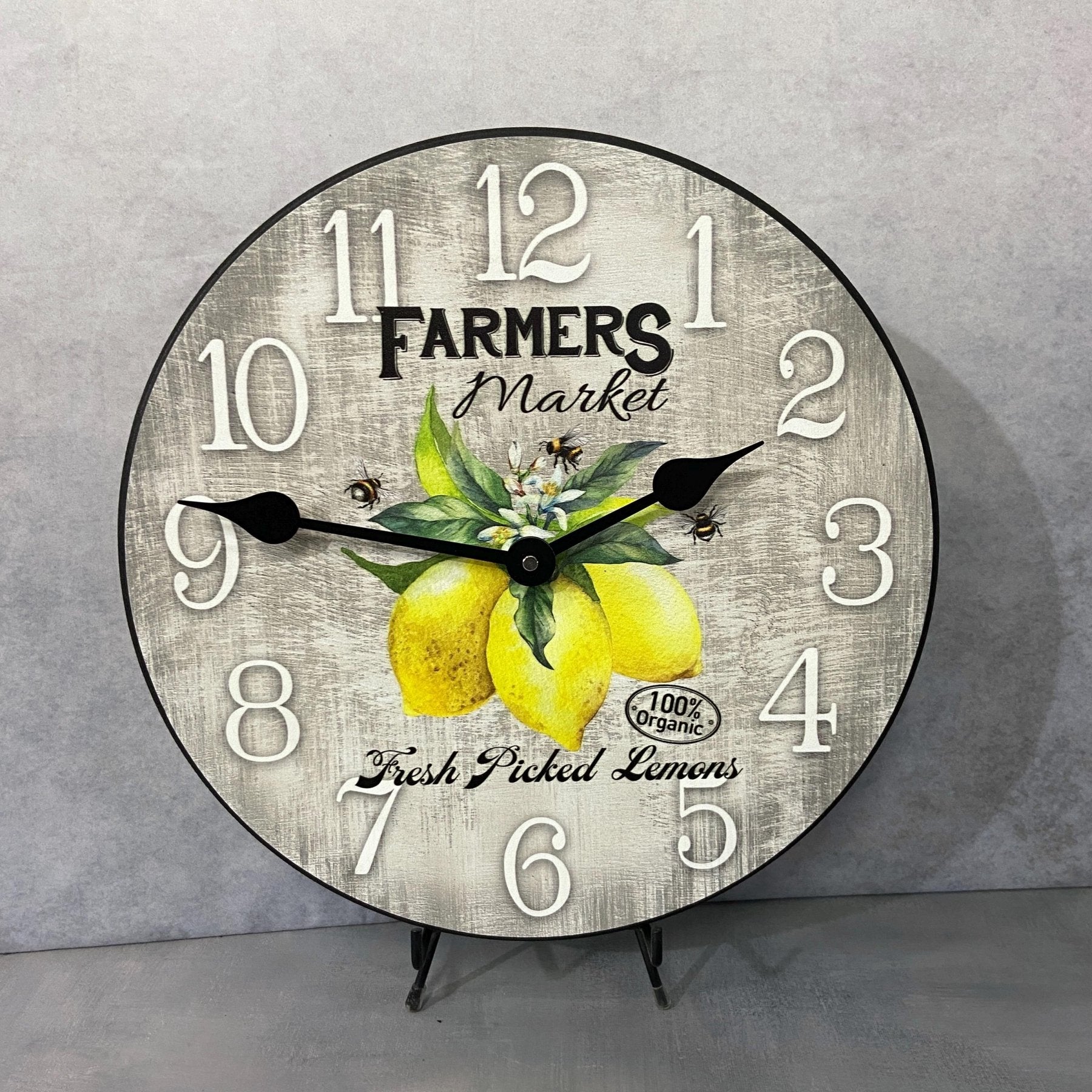 Lemon Wall Clock - CustomBigClocks