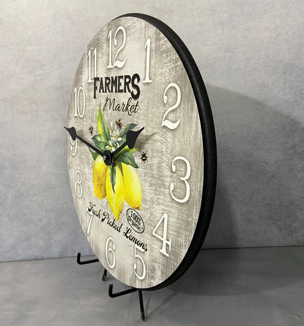 Lemon Wall Clock - CustomBigClocks
