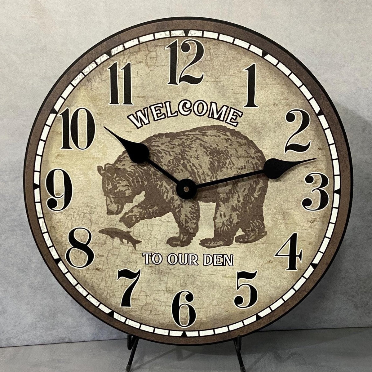 Bear Wall Clock - CustomBigClocks