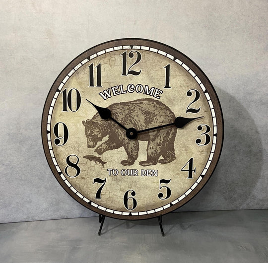Bear Wall Clock - CustomBigClocks