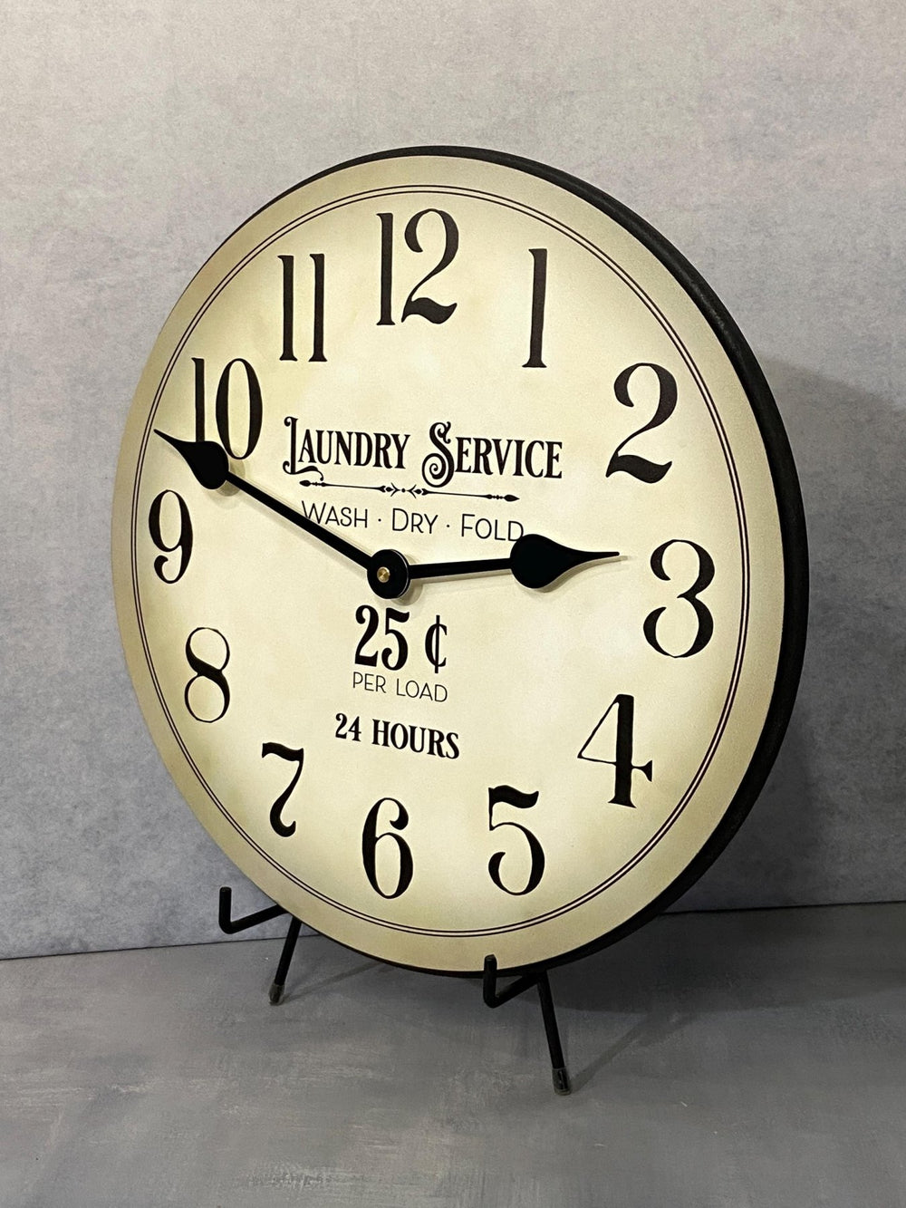 Laundry Room Wall Clock - CustomBigClocks