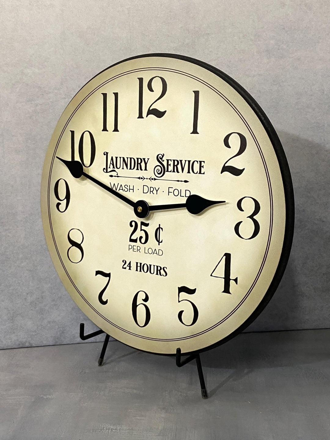 Laundry Room Wall Clock - CustomBigClocks