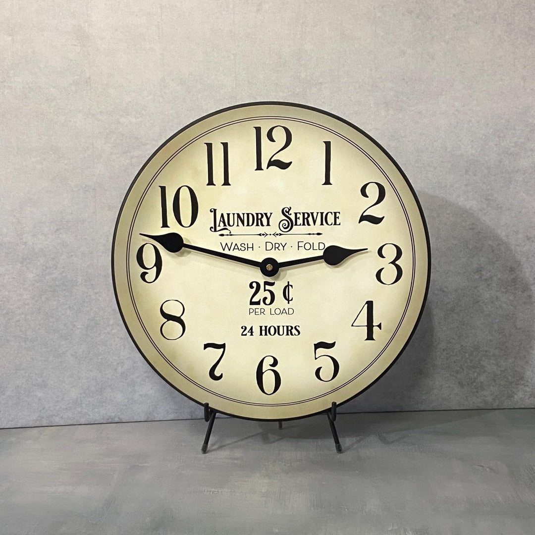 Laundry Room Wall Clock - CustomBigClocks
