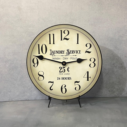 Laundry Room Wall Clock - CustomBigClocks