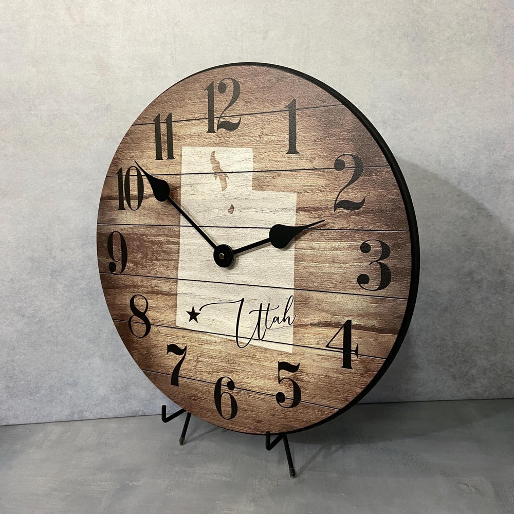 Utah State Wall clock or any other state - CustomBigClocks
