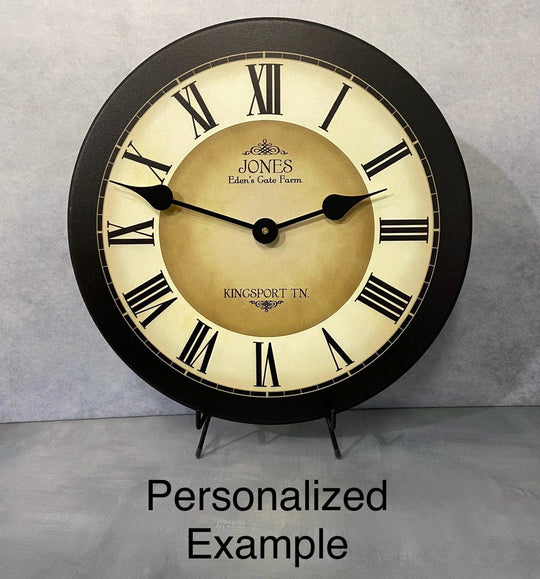 Galway Black Wall Clock - CustomBigClocks