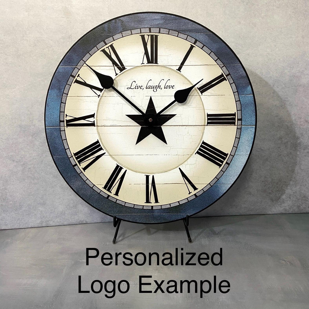 PERSONALIZED Carolina Blue Wall Clock - CustomBigClocks