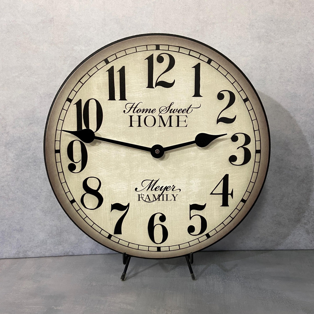 Home Sweet Home Clock - CustomBigClocks