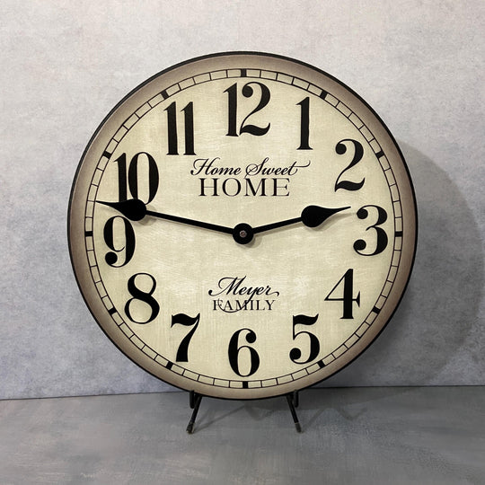Home Sweet Home Clock - CustomBigClocks