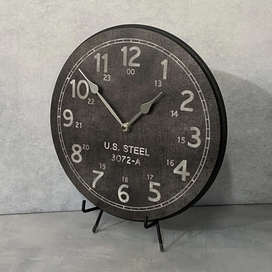 US Steel Wall Clock - CustomBigClocks