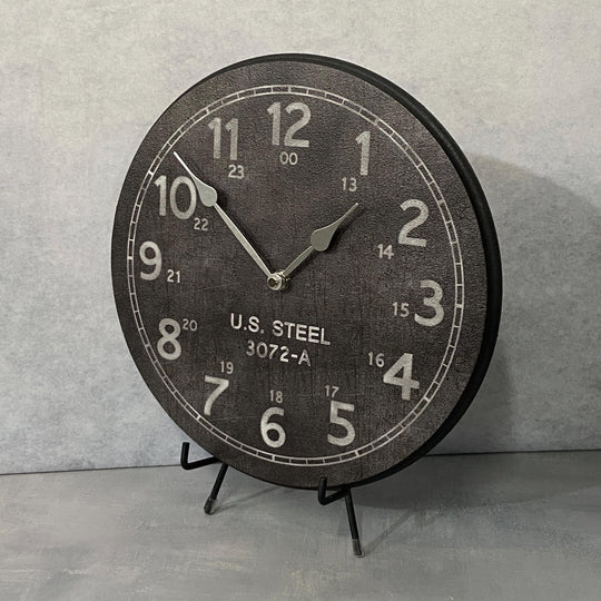 US Steel Wall Clock - CustomBigClocks