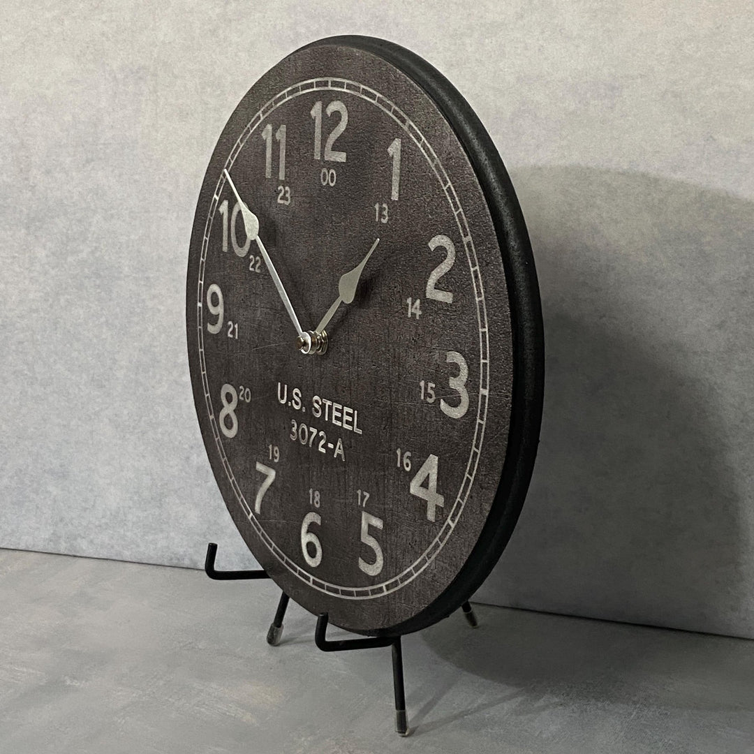 US Steel Wall Clock - CustomBigClocks