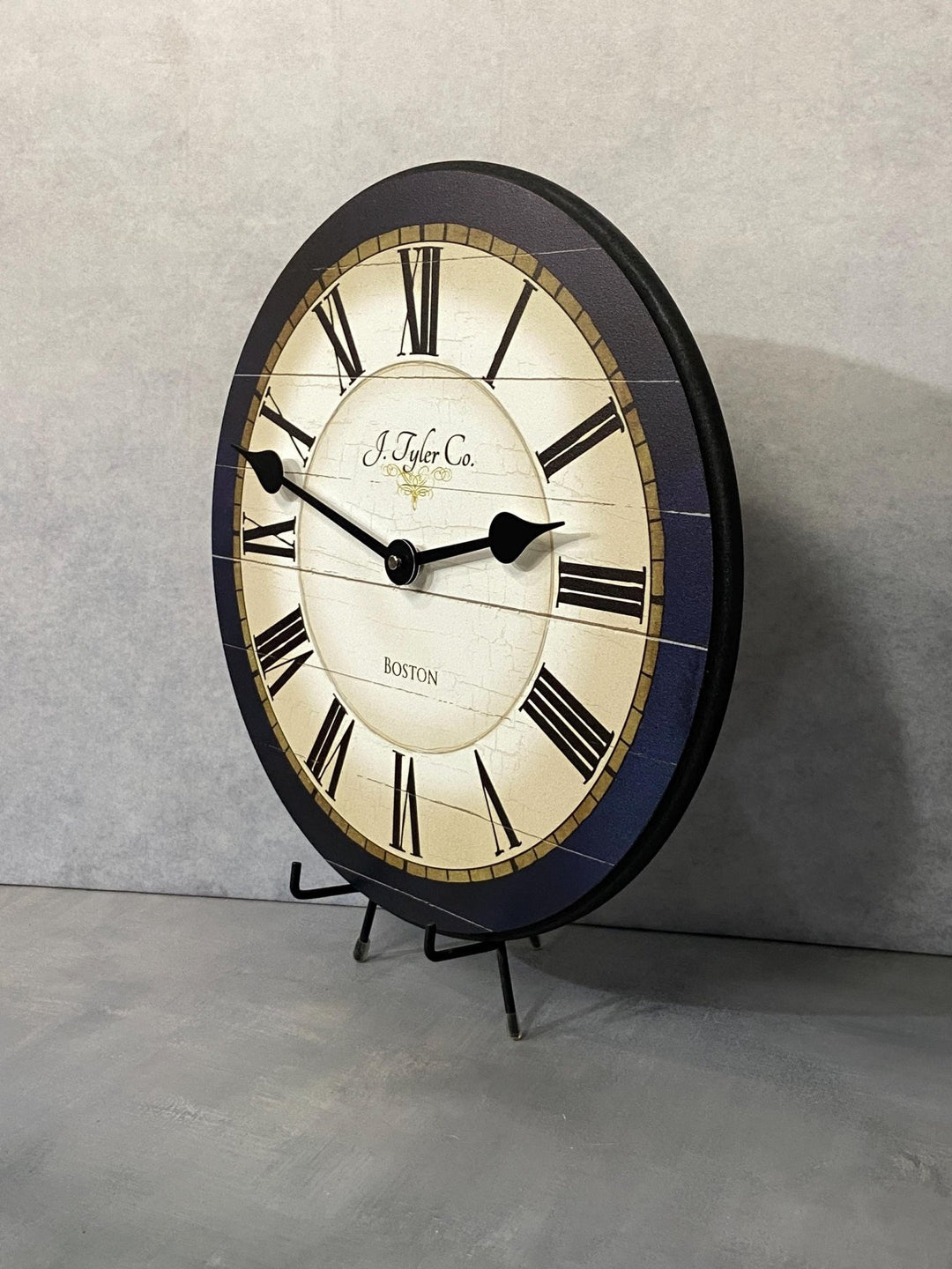 Carolina Navy Wall Clock - CustomBigClocks