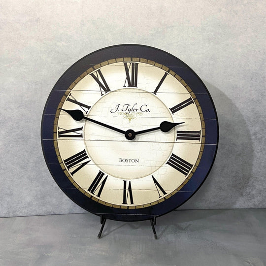 Carolina Navy Wall Clock - CustomBigClocks