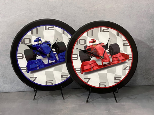 Race Car Wall Clock - CustomBigClocks