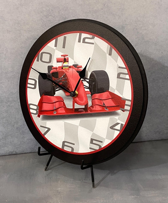 Race Car Wall Clock - CustomBigClocks
