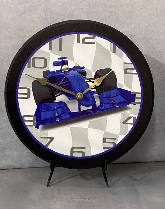 Race Car Wall Clock - CustomBigClocks