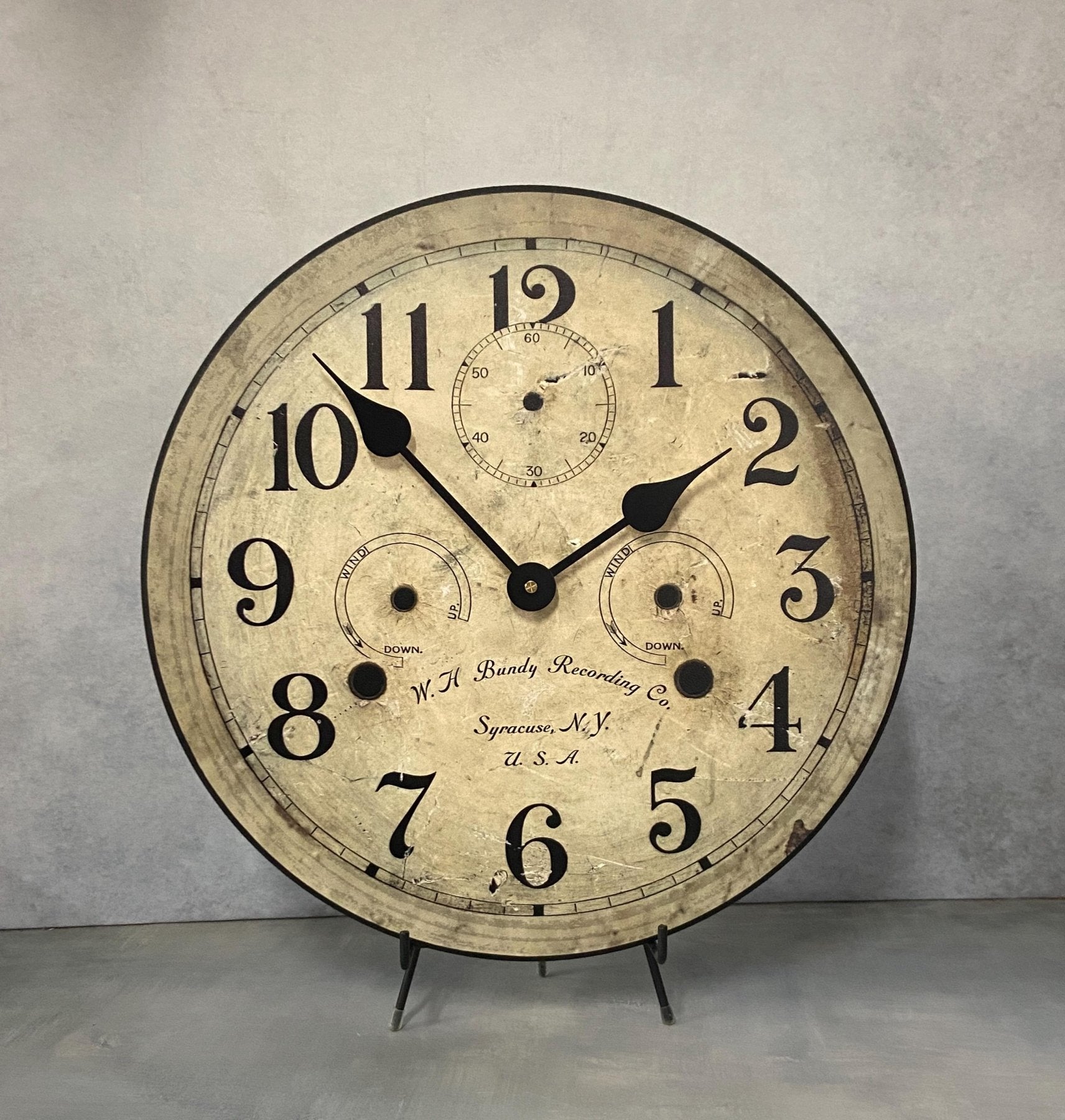 Bundy Wall Clock - CustomBigClocks