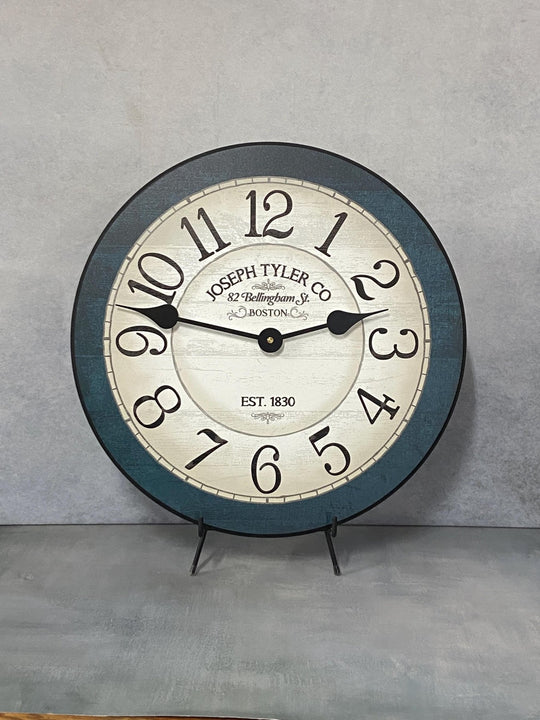 Bellingham Blue Wall Clock - CustomBigClocks
