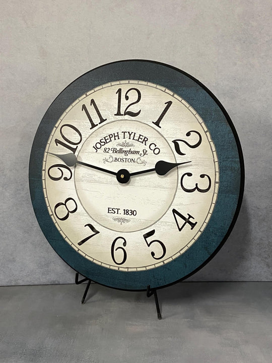 Bellingham Blue Wall Clock - CustomBigClocks
