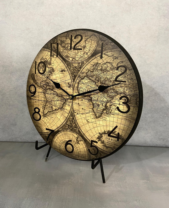 Roman Map Wall Clock - CustomBigClocks